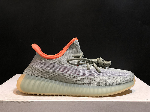 Yeezy boost 350 V2 _DESERT SAGE_ green orange galaxy goods number_ FX9035 cantaloupe 36-48 yards-8a36a504